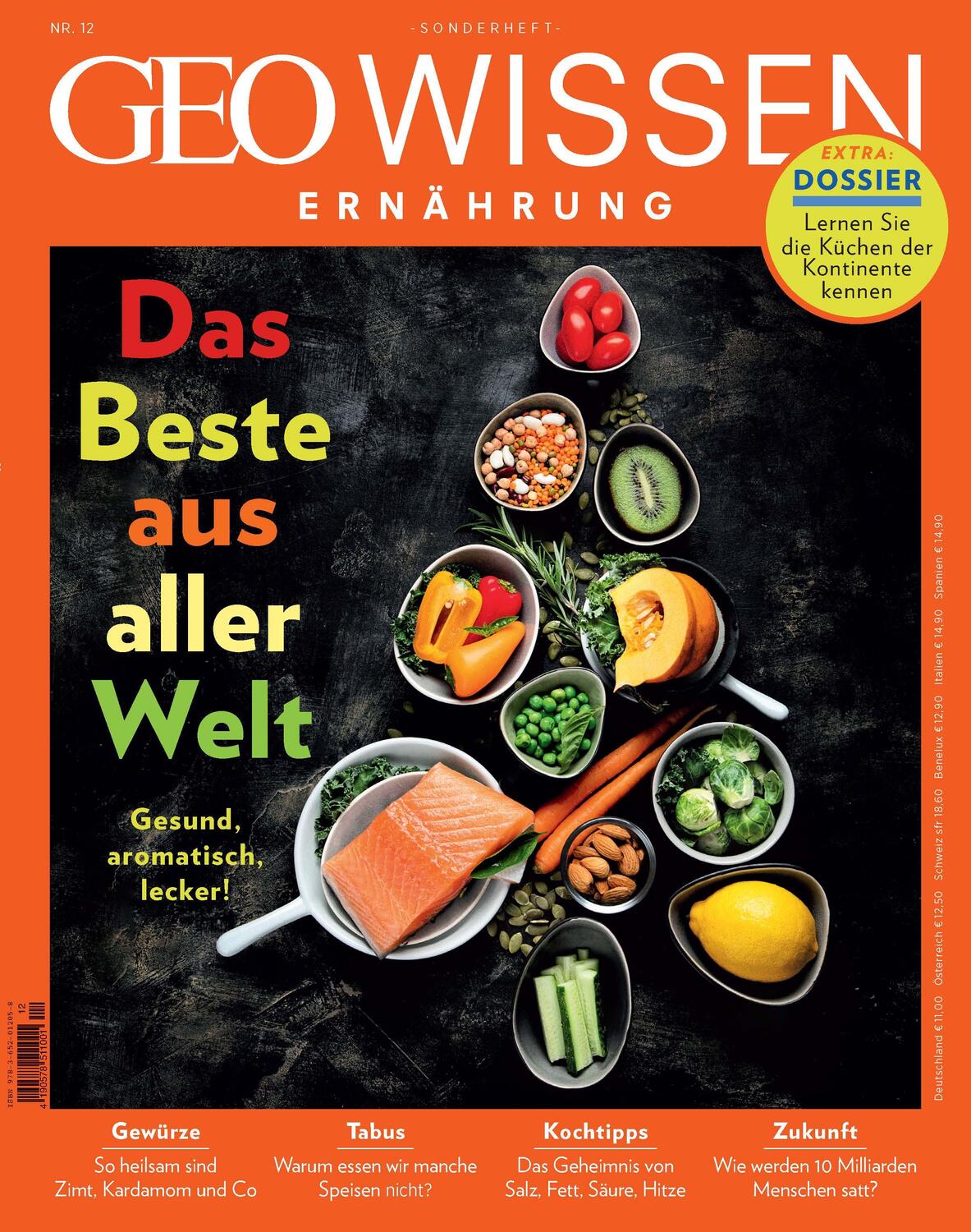 Cover: 9783652012058 | GEO Wissen Ernährung 12/22 - Das Beste aus aller Welt | Taschenbuch