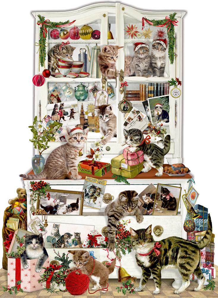 Cover: 4050003943695 | Wand-Adventskalender - Katzen im Advent | Barbara Behr | Kalender