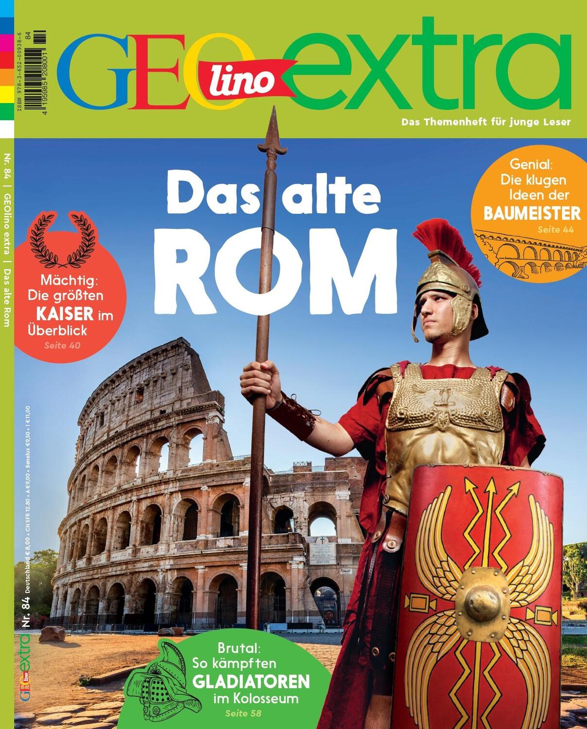 Cover: 9783652009386 | GEOlino Extra / GEOlino extra 84/2020 - Das alte Rom | Rosa Wetscher