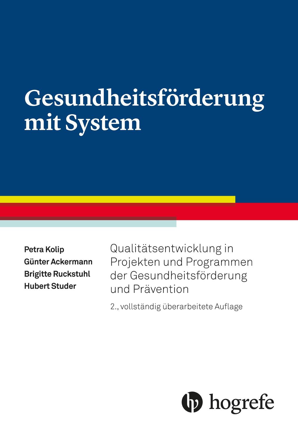 Cover: 9783456860176 | Gesundheitsförderung mit System | Petra Kolip (u. a.) | Taschenbuch