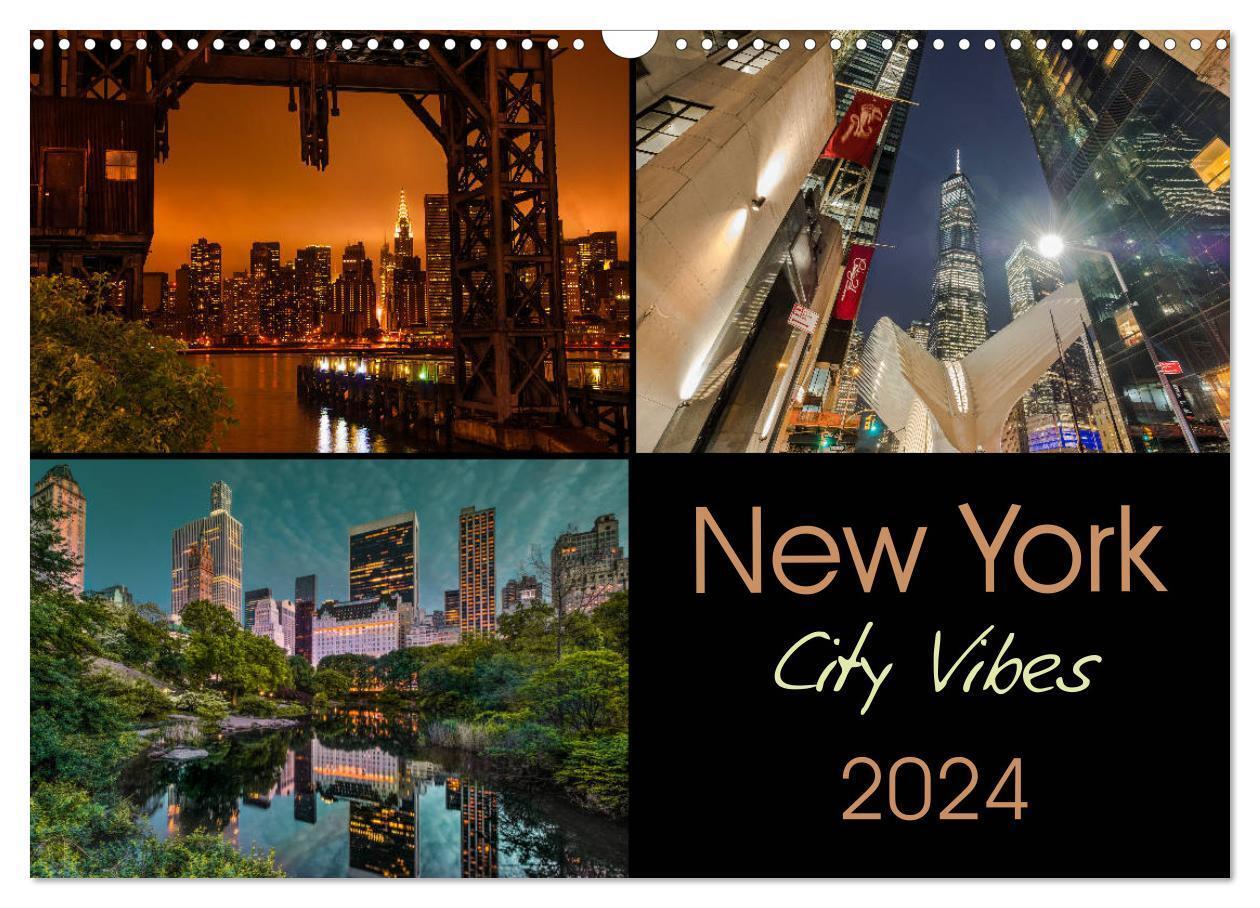 Cover: 9783383157813 | New York City Vibes (Wandkalender 2024 DIN A3 quer), CALVENDO...