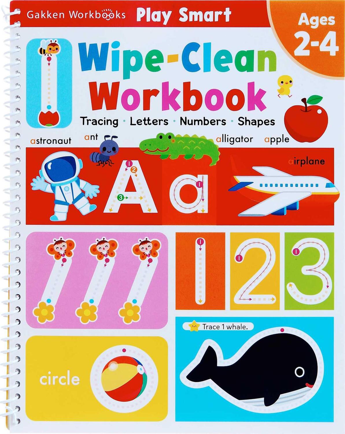 Cover: 9784056212327 | Play Smart Wipe-Clean Workbook Ages 2-4: Tracing, Letters, Numbers,...