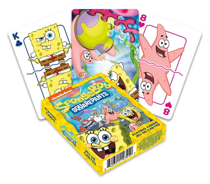 Cover: 840391143449 | SpongeBob Cast (Spielkarten) | Inhalt: 54Blatt | Spiel | Karton | 2021