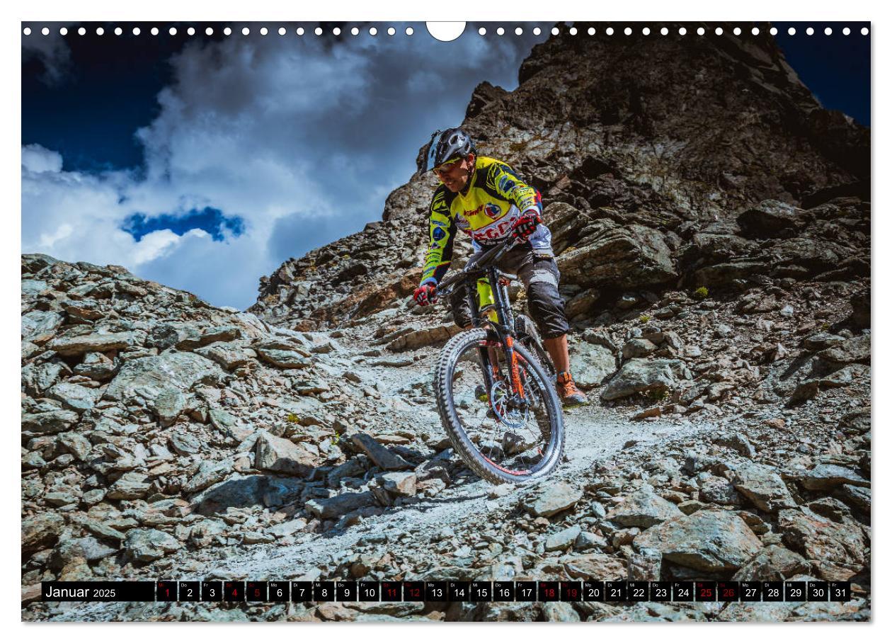 Bild: 9783435433728 | Downhill Action (Wandkalender 2025 DIN A3 quer), CALVENDO...