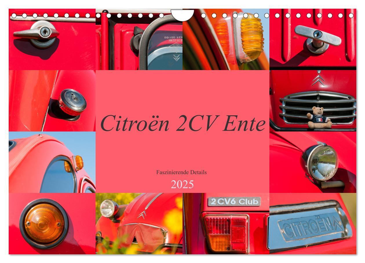 Cover: 9783435006533 | Citroën 2 CV Ente - Faszinierende Details (Wandkalender 2025 DIN A4...