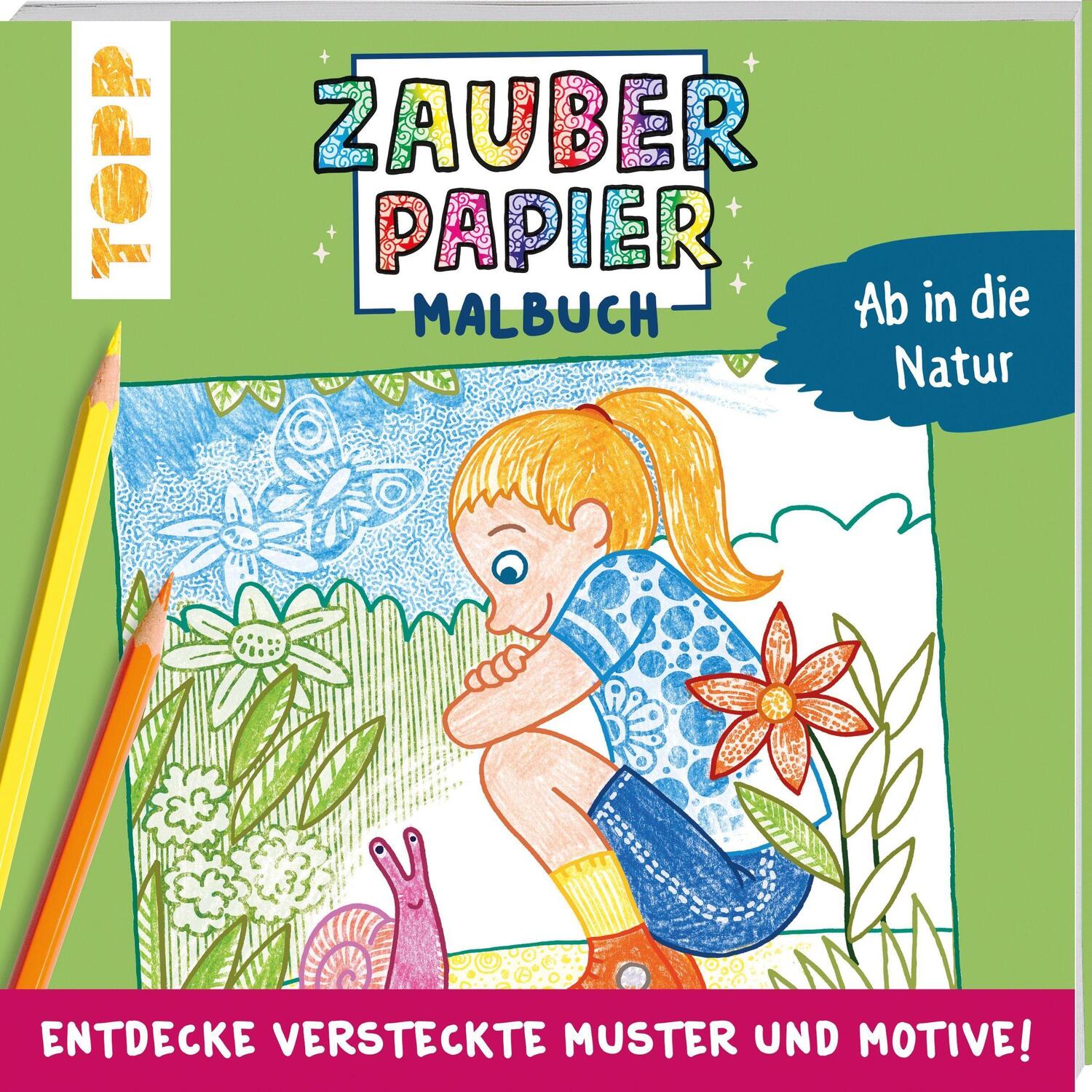Cover: 9783772444630 | Zauberpapier Malbuch Ab in die Natur | Norbert Pautner | Taschenbuch