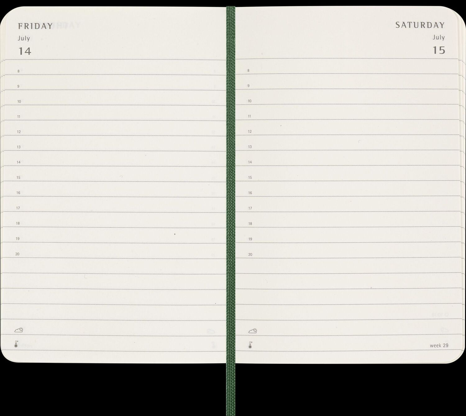 Bild: 8056999270773 | Moleskine 12 Monate Tageskalender 2025, Pocket/A6, 1 Tag = 1 Seite,...