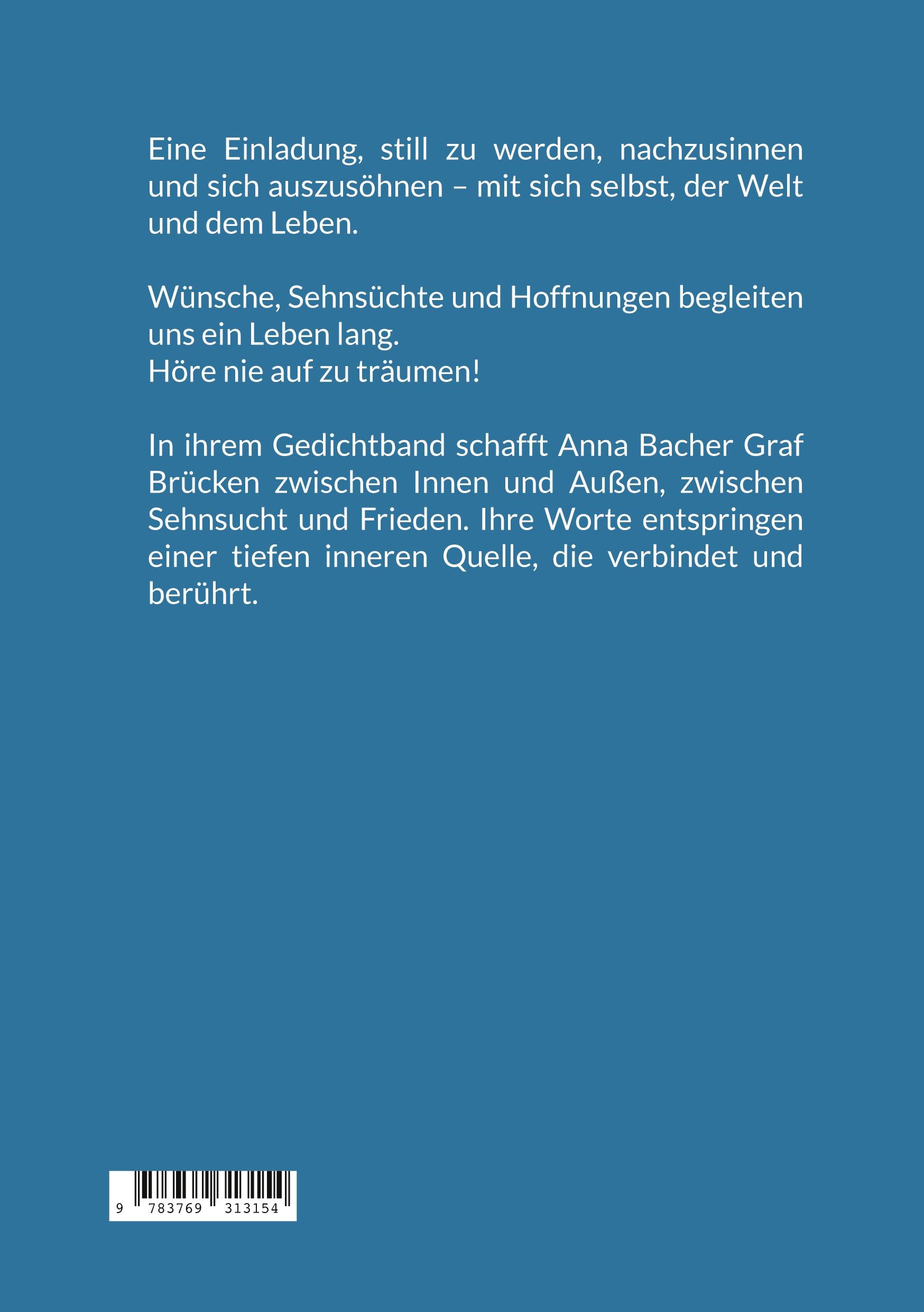 Rückseite: 9783769313154 | Drei Träume | Eine spirituelle Gedankenreise | Anna Bacher Graf | Buch