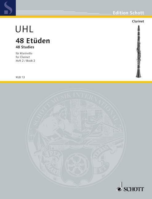 Cover: 9783795795511 | 48 Etüden. Bd.2 | Klarinette. | Alfred Uhl | 2012 | EAN 9783795795511