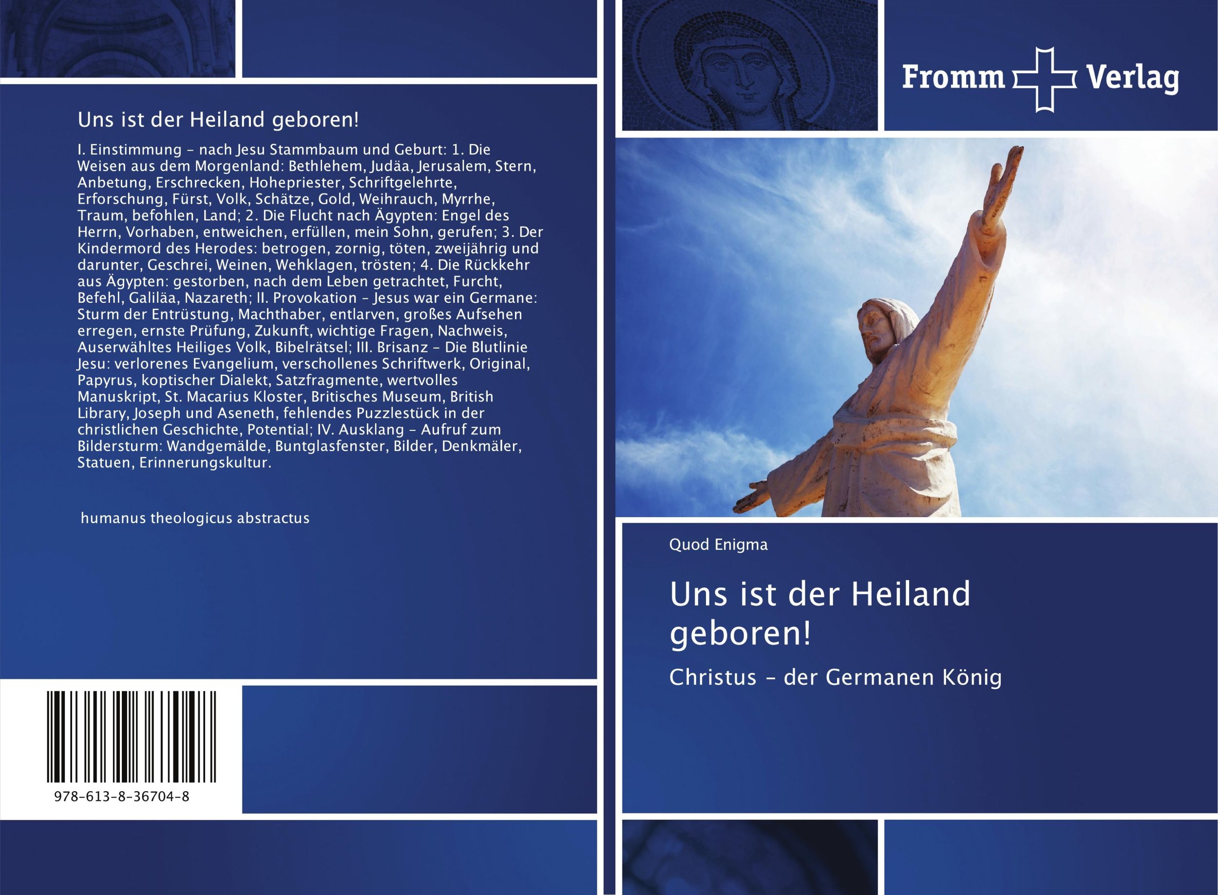 Cover: 9786138367048 | Uns ist der Heiland geboren! | Christus - der Germanen König | Enigma