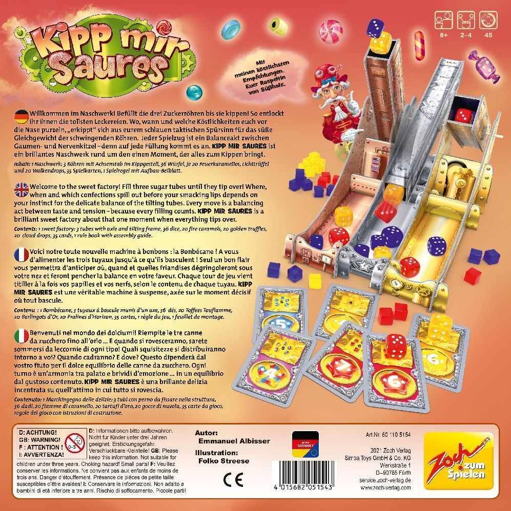 Bild: 4015682051543 | Kipp mir Saures (Kinderspiel) | Spiel | In Geschenkbox | Brettspiel