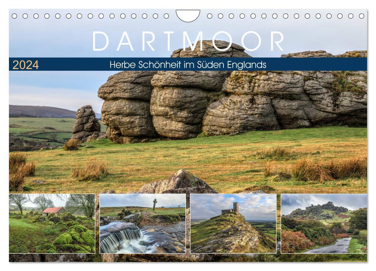 Cover: 9783383135026 | Dartmoor, herbe Schönheit im Süden Englands (Wandkalender 2024 DIN...