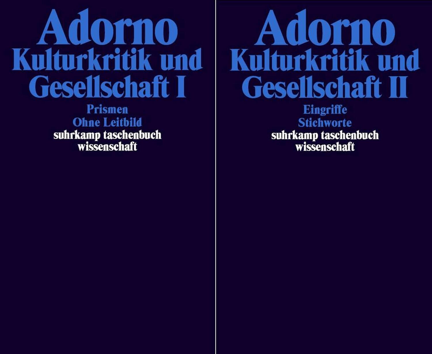 Cover: 9783518293102 | Gesammelte Schriften in 20 Bänden | Theodor W. Adorno | Taschenbuch