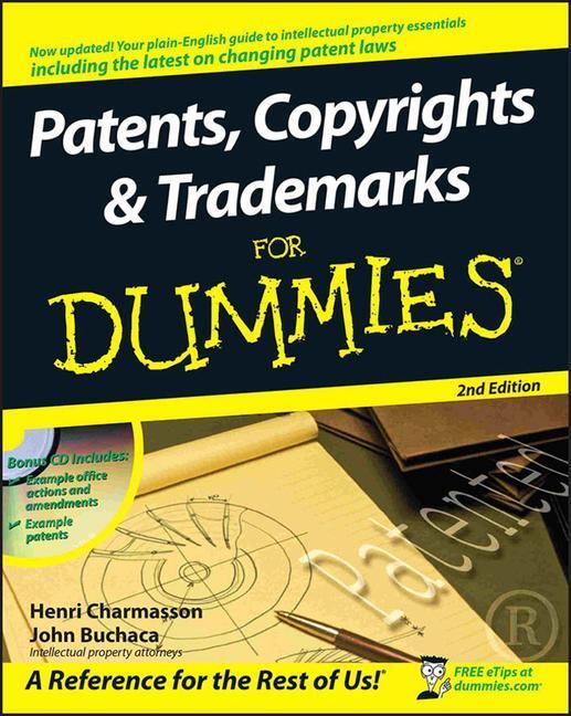 Cover: 9780470339459 | Patents, Copyrights and Trademarks for Dummies [With CDROM] | Buch