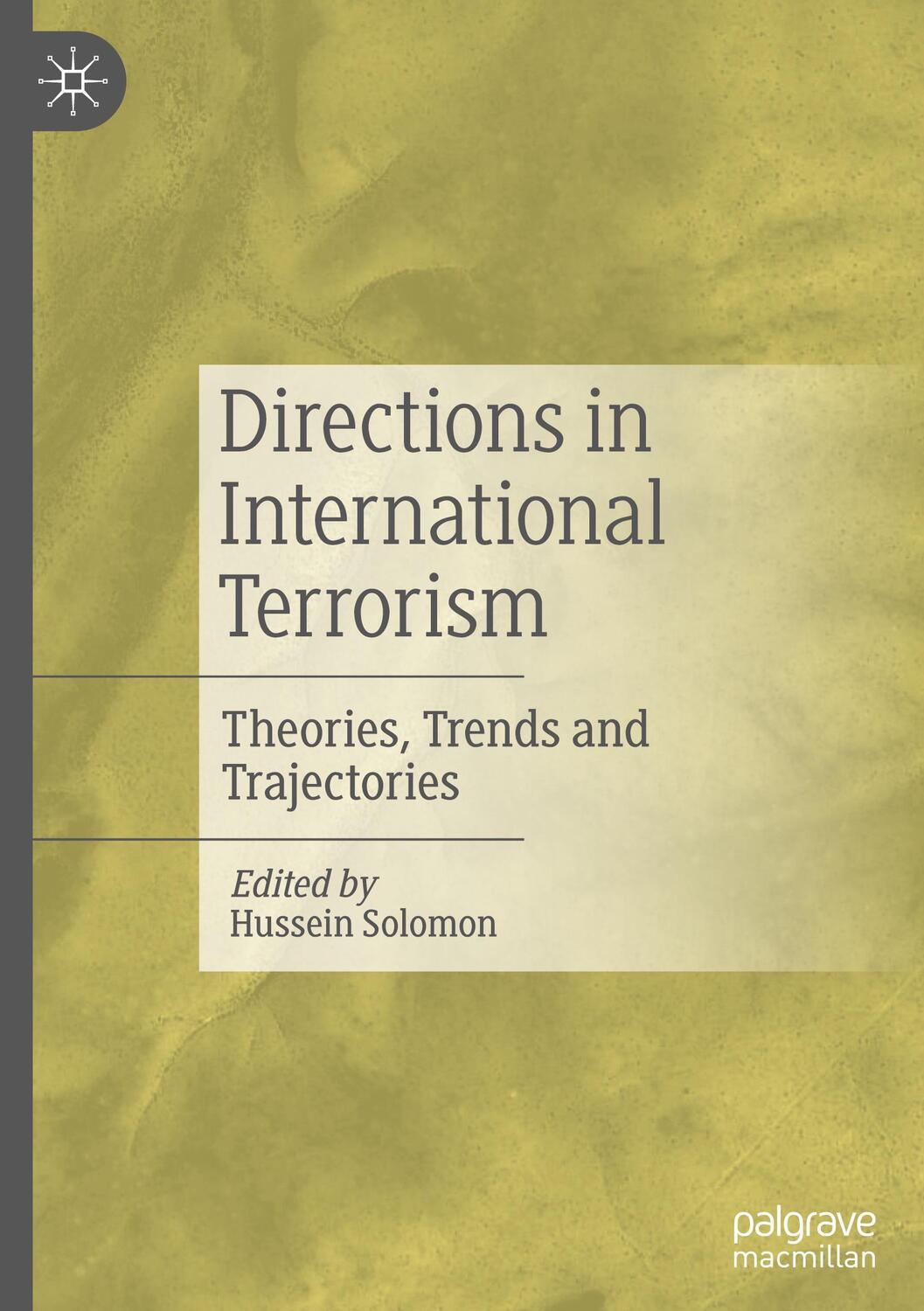 Cover: 9789811633799 | Directions in International Terrorism | Hussein Solomon | Buch | xxii