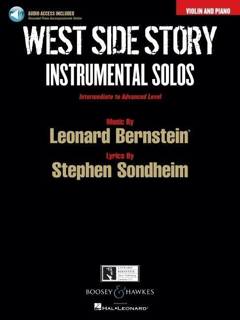 Cover: 9781458402363 | West Side Story Instrumental Solos Violin and Piano Book with...