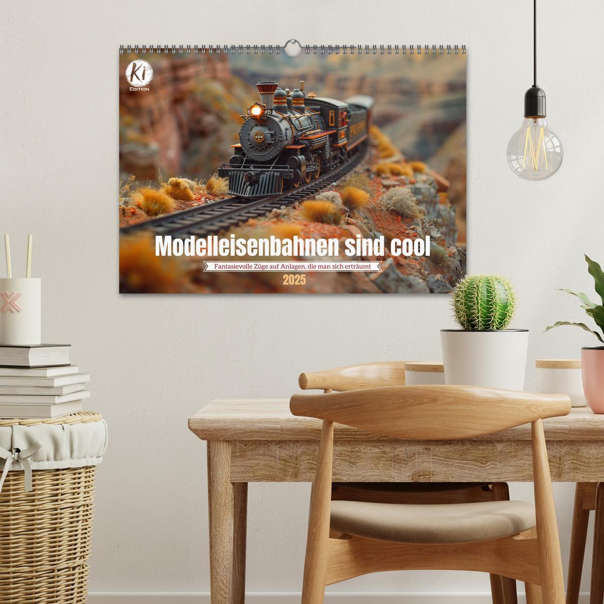 Bild: 9783435379293 | Modelleisenbahnen sind cool (Wandkalender 2025 DIN A3 quer),...