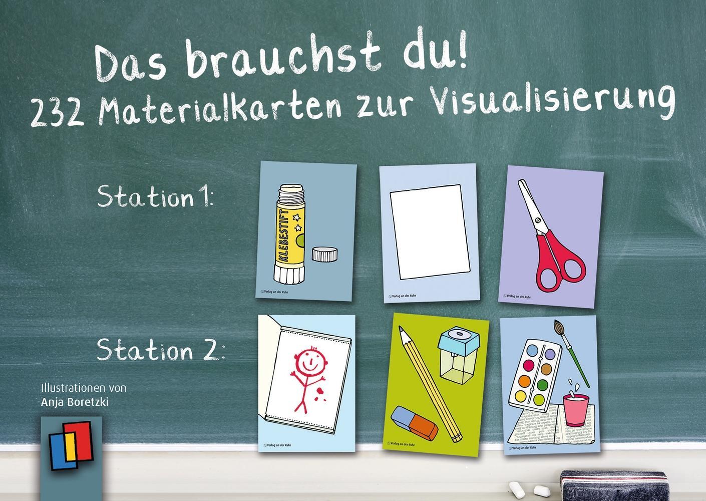 Cover: 9783834612939 | Das brauchst du! | 232 Materialkarten zur Visualisierung | Box | 2010