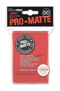 Cover: 74427826505 | Red Pro-Matte Sleeves (50) | deutsch | Ultra Pro! | EAN 74427826505