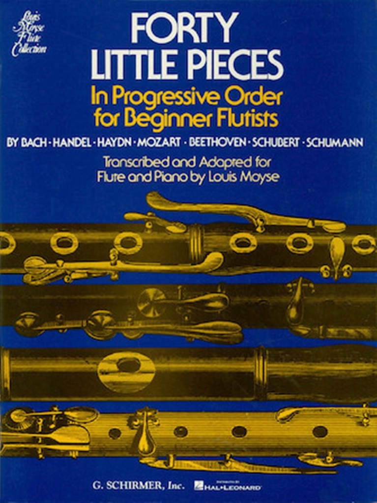 Cover: 9780711952317 | Forty Little Pieces In Progressive Order | For Beginner Flutists