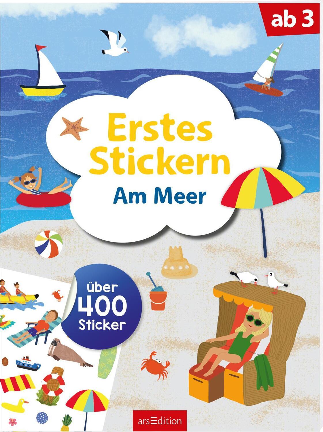 Cover: 9783845853857 | Erstes Stickern - Am Meer | Über 400 Sticker | Taschenbuch | 40 S.