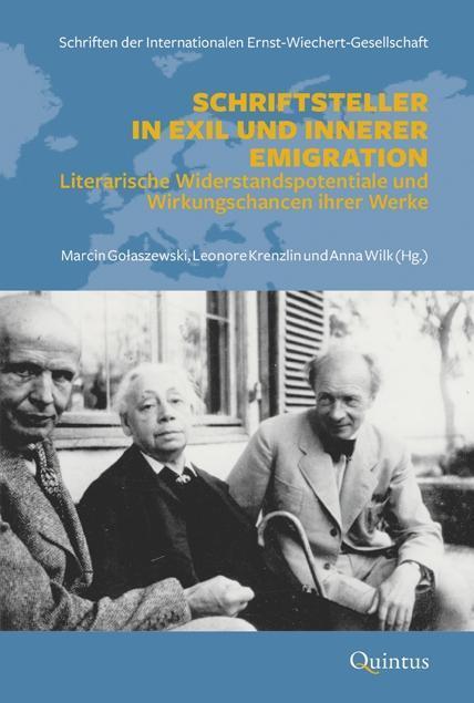 Cover: 9783947215386 | Schriftsteller in Exil und Innerer Emigration | Buch | 384 S. | 2018