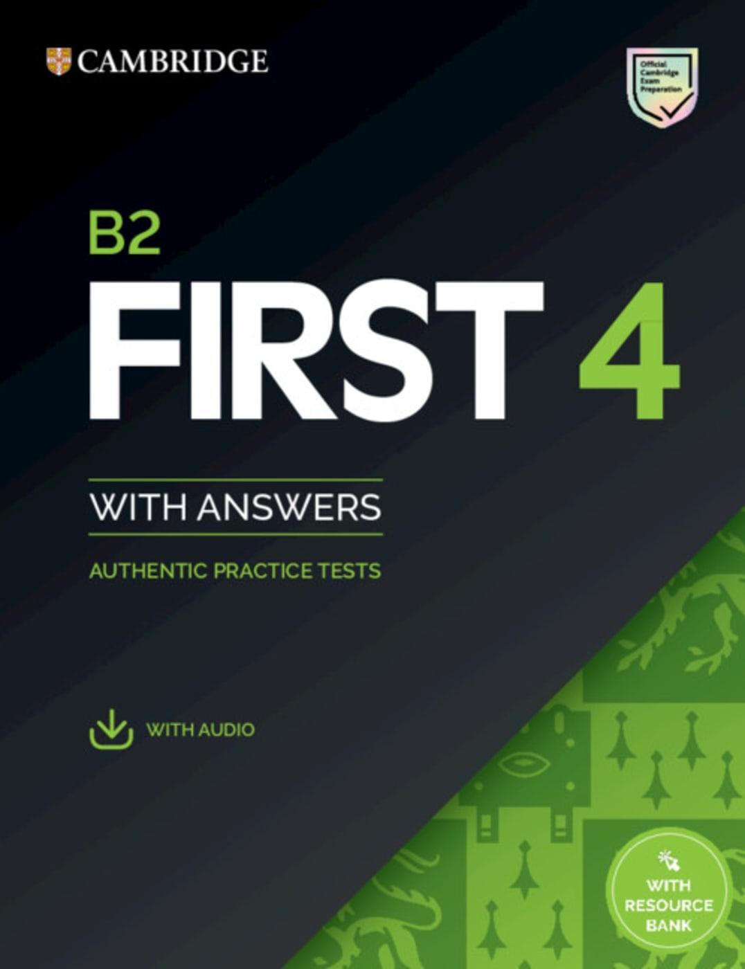 Cover: 9783125354838 | First 4. Student's Book with Answers with Audio download with...