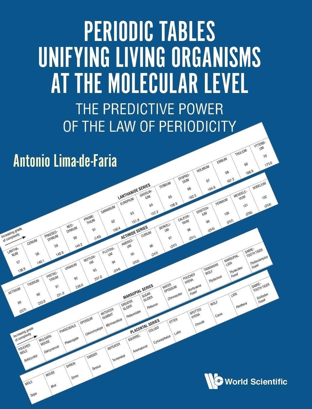 Cover: 9789813227002 | PERIODIC TABLES UNIFYING LIVING ORGANISMS AT MOLECULAR LEVEL | Buch