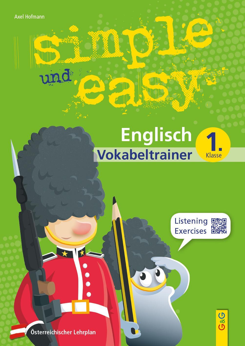 Cover: 9783707424898 | simple und easy Englisch 1 - Vokabeltrainer | Axel Hofmann | Buch