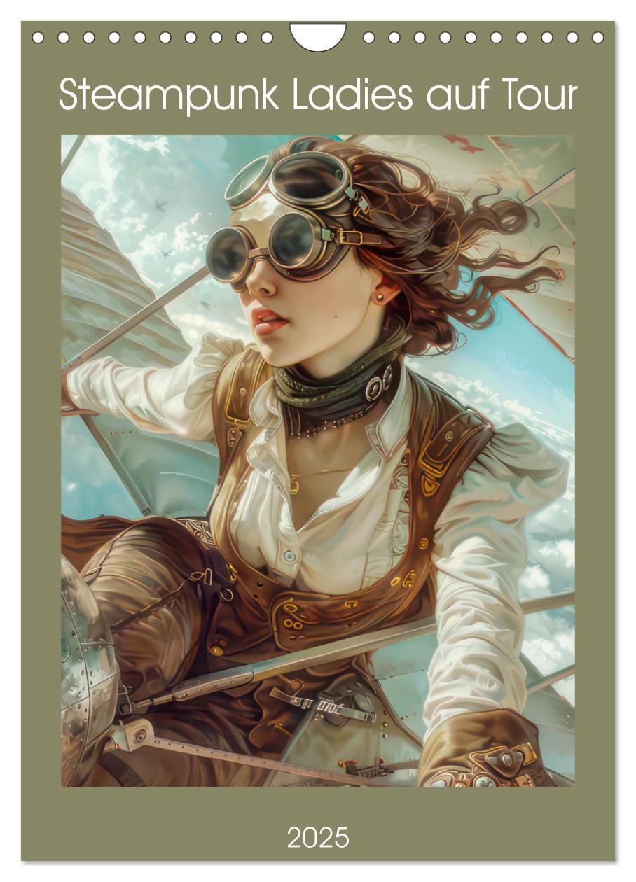 Cover: 9783435243044 | Steampunk Ladies auf Tour (Wandkalender 2025 DIN A4 hoch), CALVENDO...