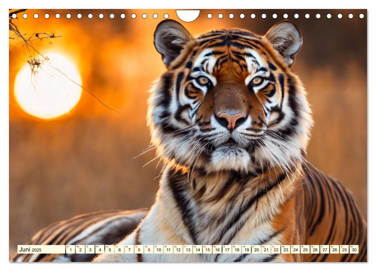 Bild: 9783383814105 | Tiger ganz nah (Wandkalender 2025 DIN A4 quer), CALVENDO...