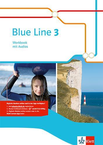 Cover: 9783125488830 | Blue Line 3. Workbook mit Nutzerschlüssel. Ausgabe 2014 | Bundle