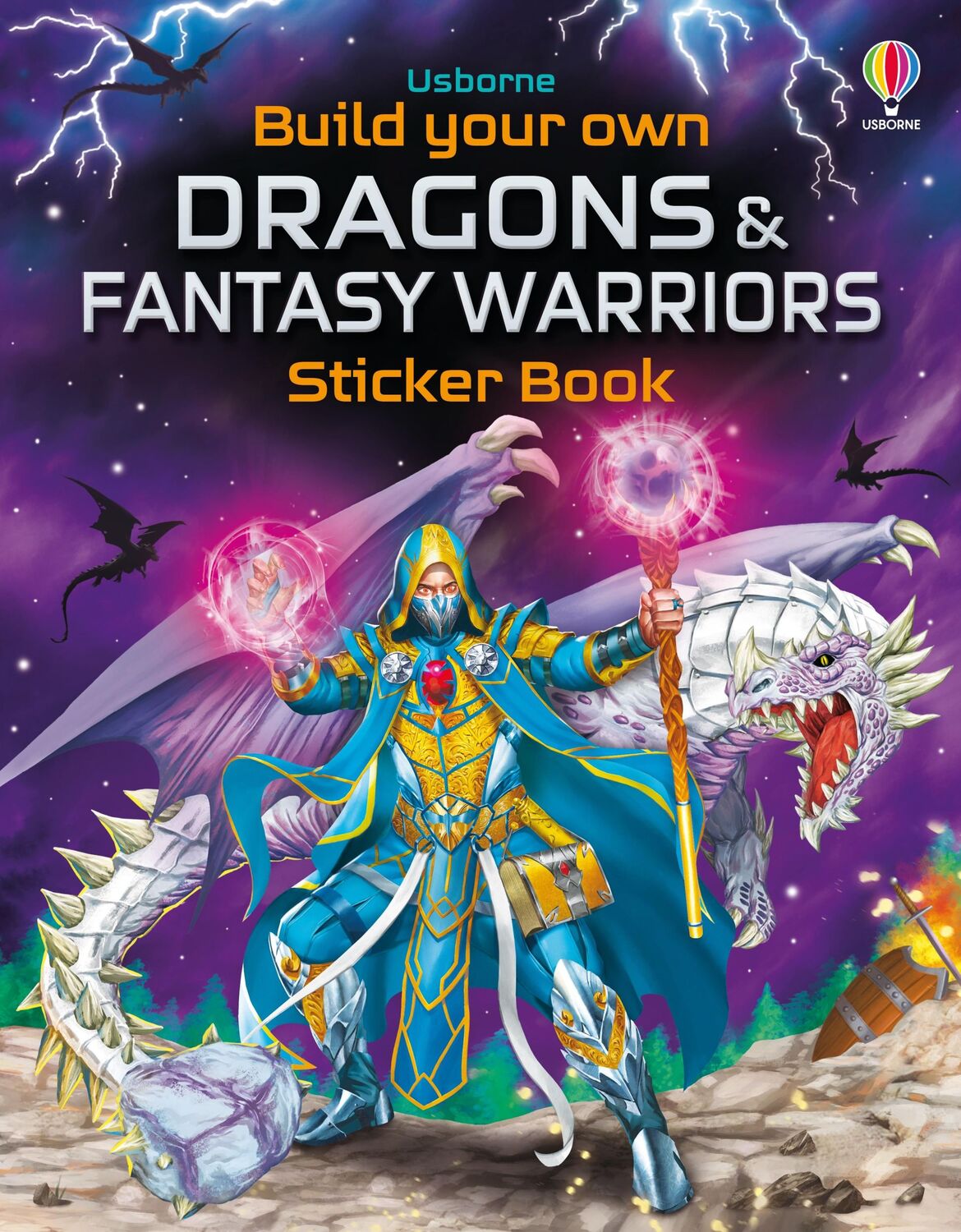 Cover: 9781805319245 | Build Your Own Dragons and Fantasy Warriors Sticker Book | Tudhope