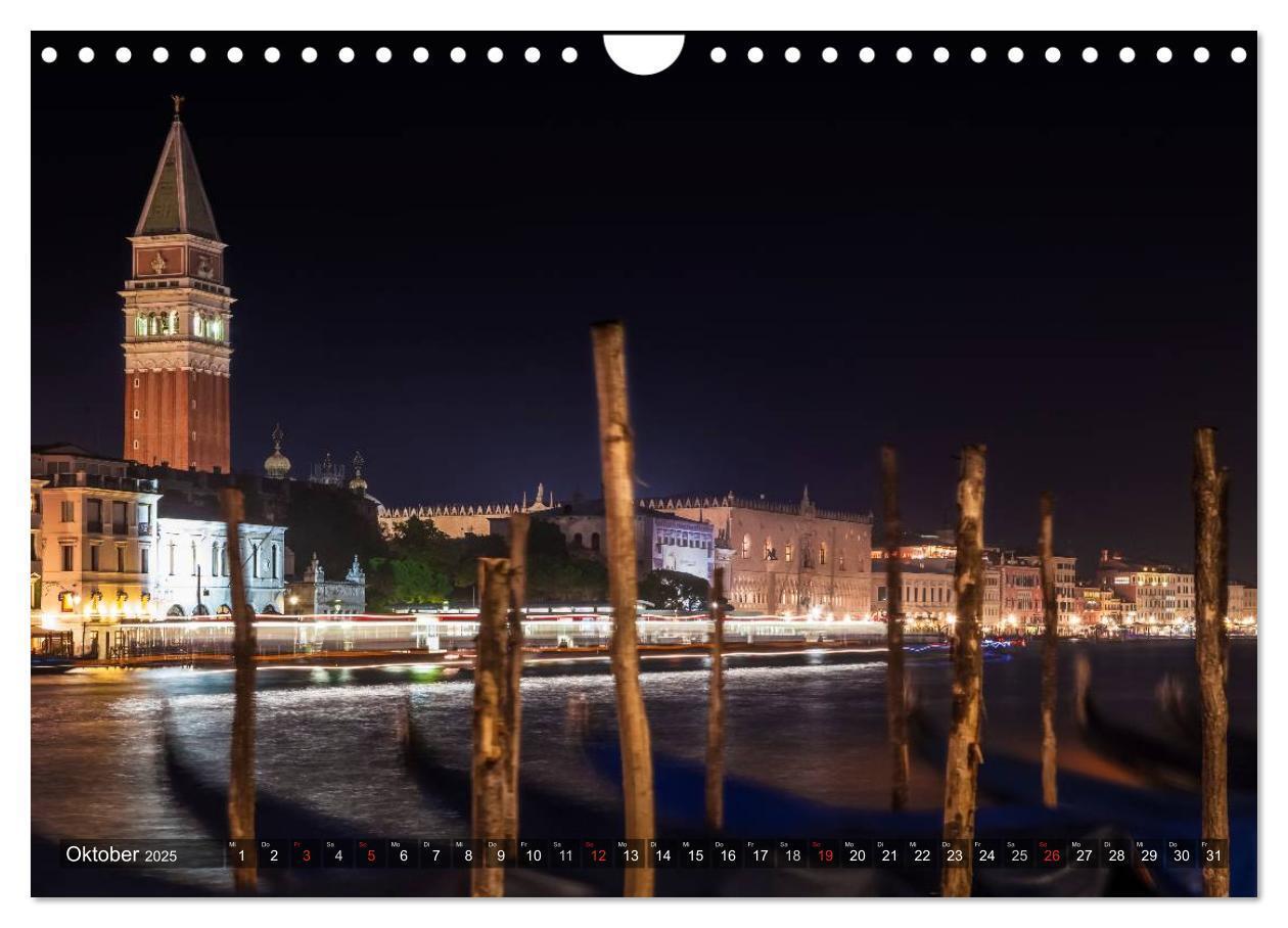 Bild: 9783435665631 | Leuchtendes Venedig (Wandkalender 2025 DIN A4 quer), CALVENDO...