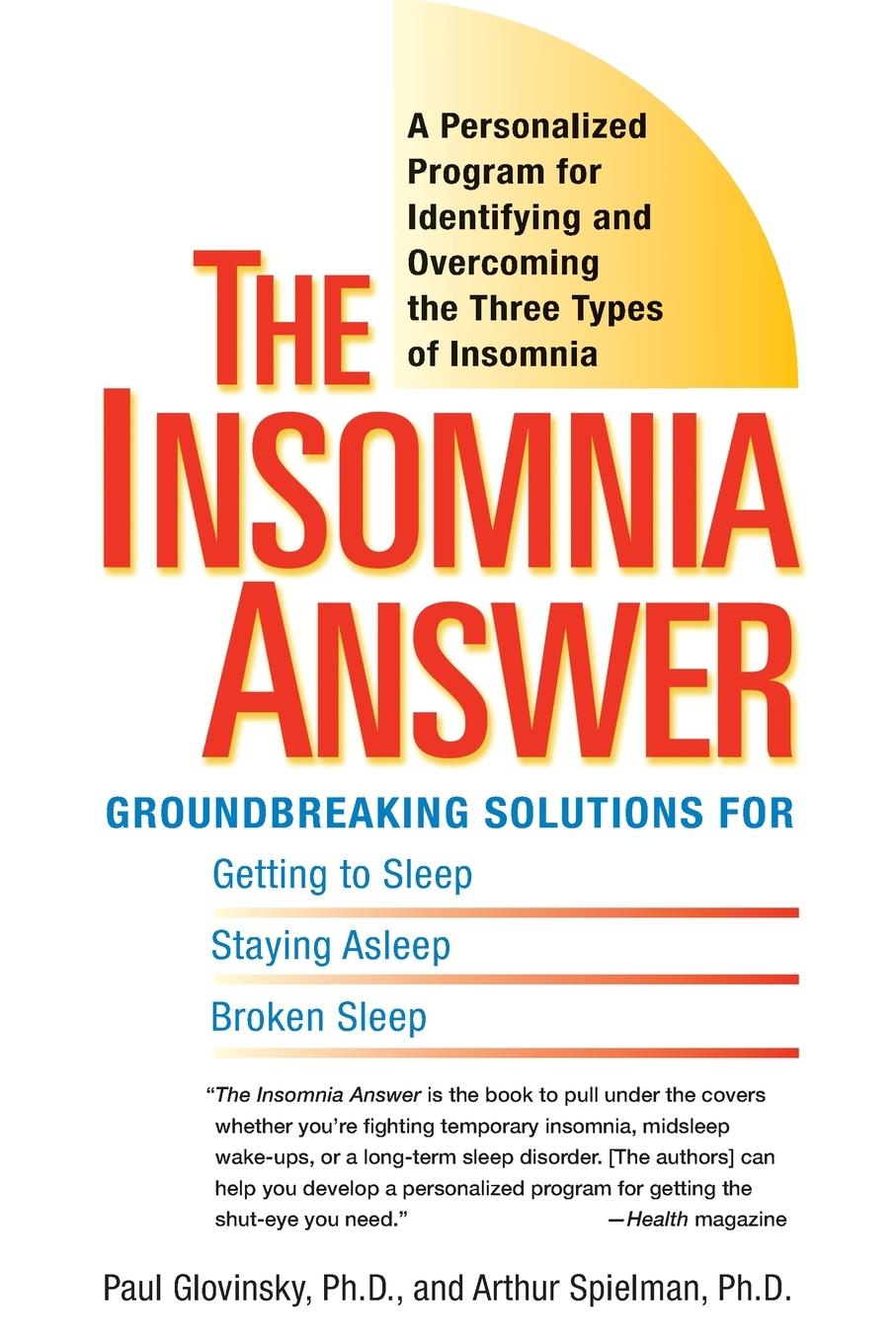 Cover: 9780399532979 | The Insomnia Answer | Paul Glovinsky (u. a.) | Taschenbuch | Englisch