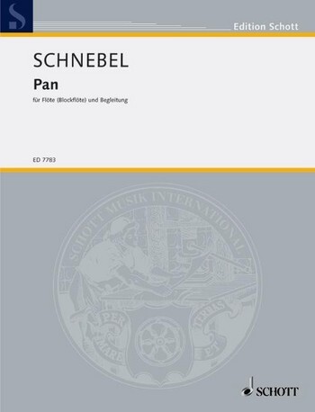 Cover: 9790001080842 | Pan | Dieter Schnebel | Buch | 2005 | Schott Music | EAN 9790001080842