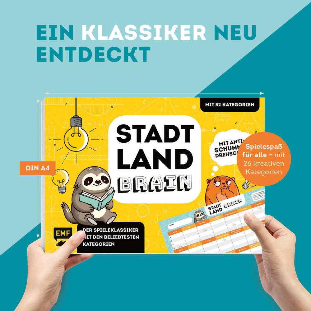 Bild: 4260478342446 | Stadt, Land, Brain - Der Spieleklassiker mit den beliebtesten...