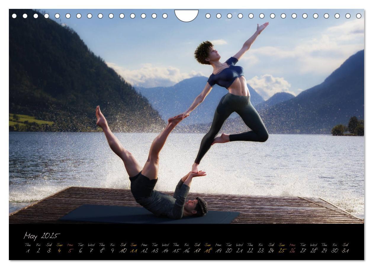 Bild: 9781325943494 | Yoga Couples - Harmony and Passion (Wall Calendar 2025 DIN A4...