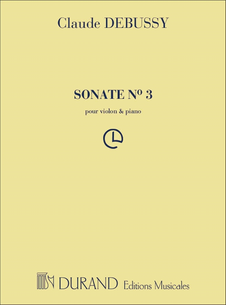 Cover: 9790044013807 | Sonate No.3 | pour violon et piano | Claude Debussy | Buch | 2001