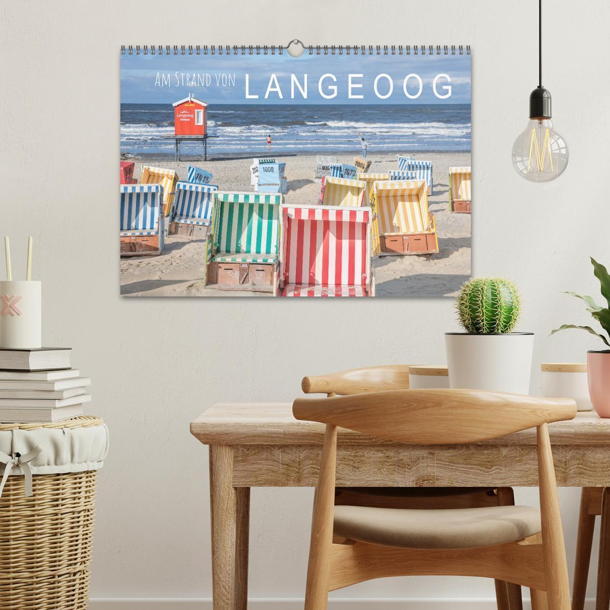 Bild: 9783435073535 | Am Strand von Langeoog (Wandkalender 2025 DIN A3 quer), CALVENDO...