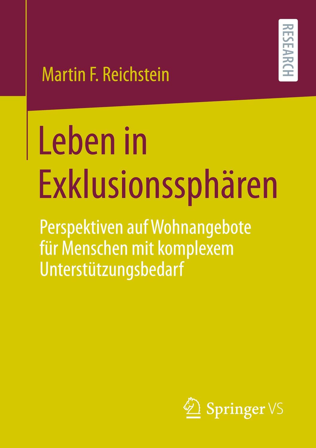 Cover: 9783658324506 | Leben in Exklusionssphären | Martin F. Reichstein | Taschenbuch | 2021