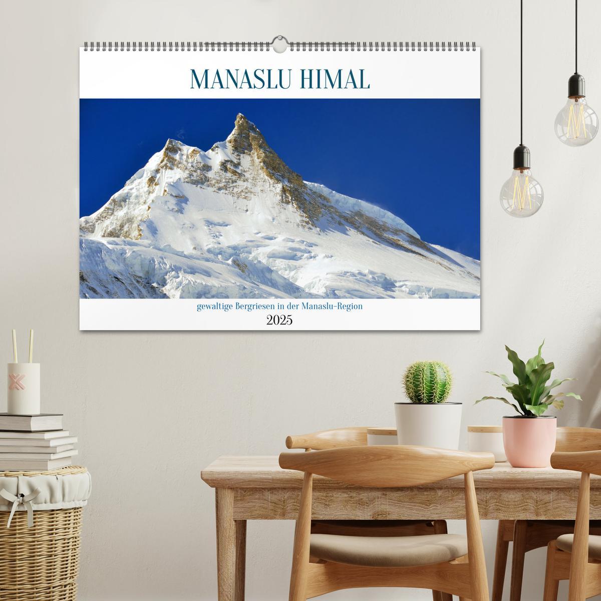 Bild: 9783383830648 | MANASLU HIMAL gewaltige Bergriesen (Wandkalender 2025 DIN A2 quer),...