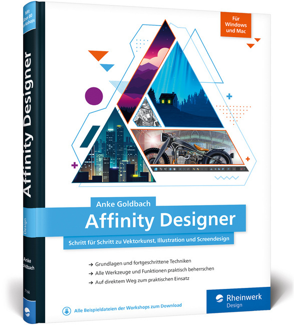Cover: 9783836271660 | Affinity Designer | Anke Goldbach | Buch | Deutsch | 2019