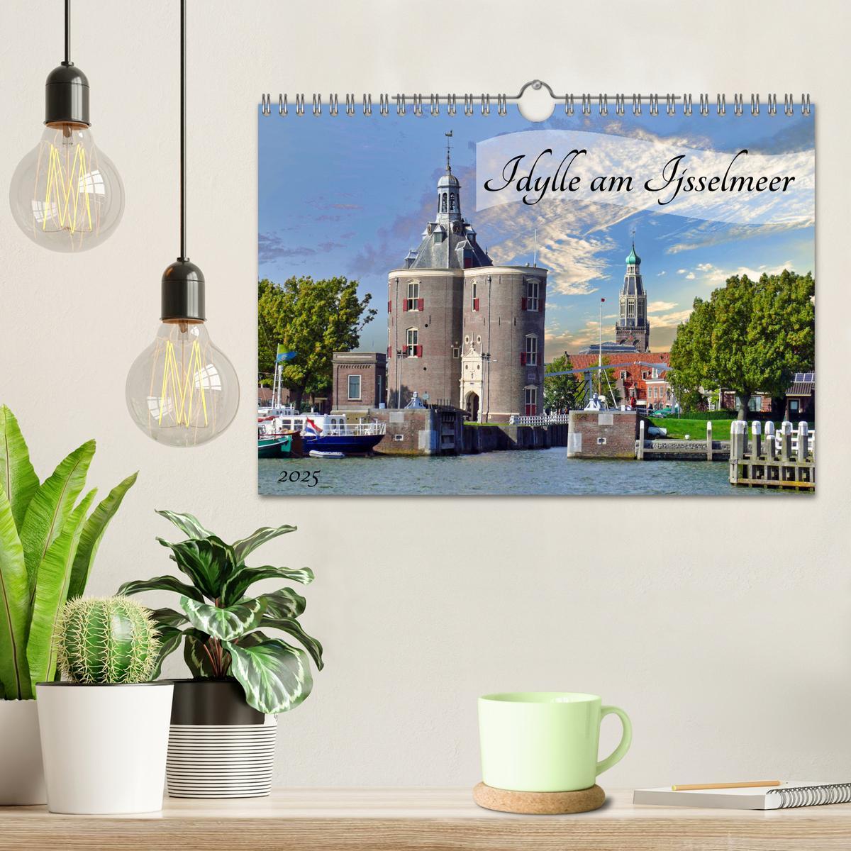 Bild: 9783435164912 | Idylle am Ijsselmeer (Wandkalender 2025 DIN A4 quer), CALVENDO...