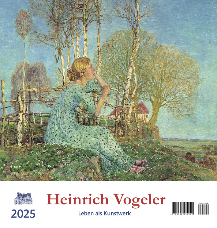 Cover: 9783960454342 | Heinrich Vogeler 2025 | Leben als Kunstwerk | Kalender | 13 S. | 2025