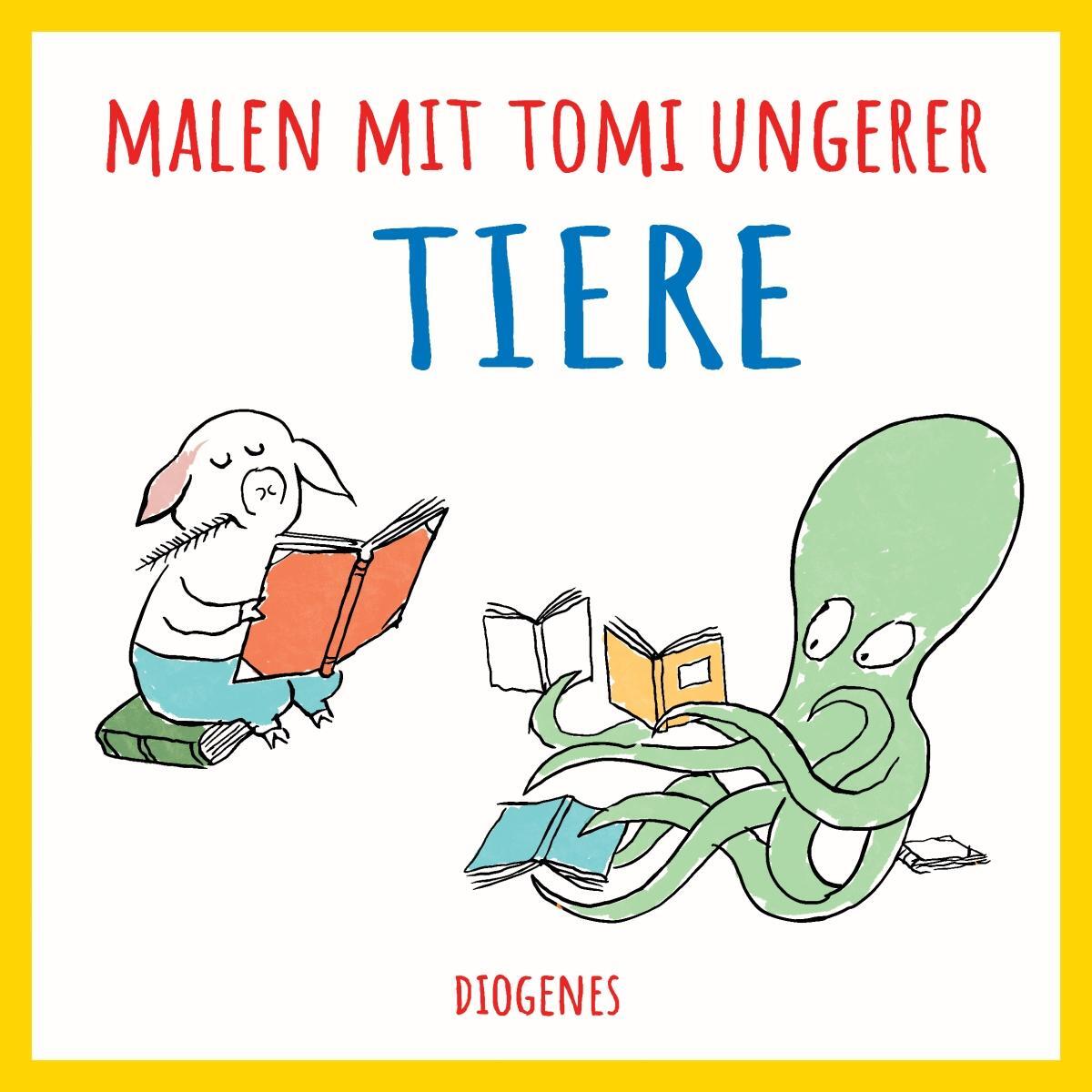 Cover: 9783257012873 | Malen mit Tomi Ungerer. Tiere | Tomi Ungerer | Buch | Deutsch | 2022