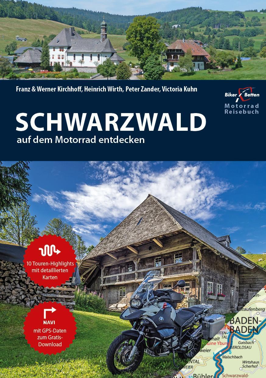 Cover: 9783937063546 | Motorrad Reiseführer Schwarzwald | BikerBetten Motorradreisebuch