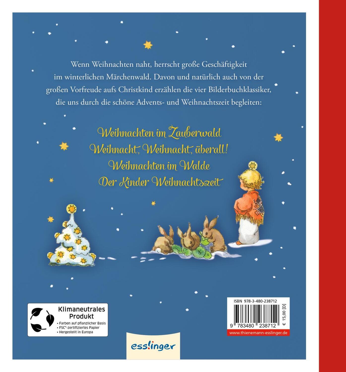 Rückseite: 9783480238712 | Weihnachten im Winterwald | Erich Heinemann (u. a.) | Buch | 136 S.