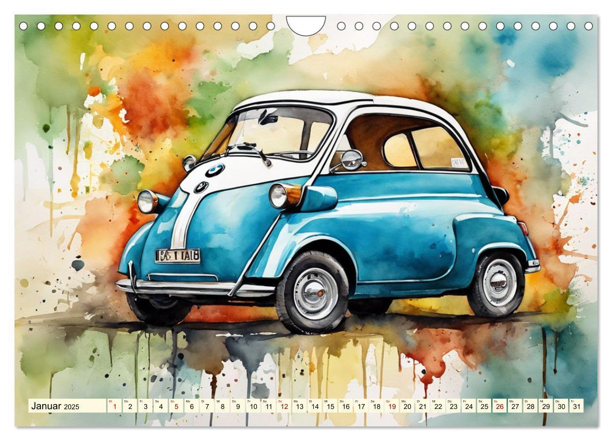 Bild: 9783383812927 | Oldtimer - Kultmodelle aus den 1960er Jahren (Wandkalender 2025 DIN...