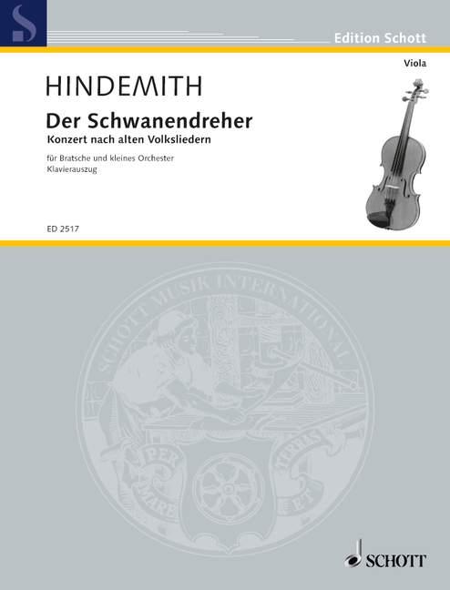 Cover: 9783795795139 | Der Schwanendreher | Noten, Edition Schott | Paul Hindemith | Buch